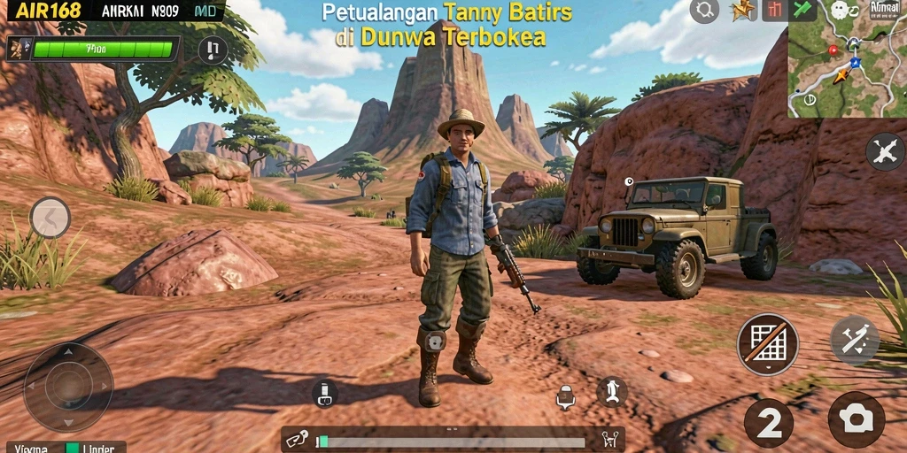 Tampilan gameplay Open World yang imersif dan menakjubkan.