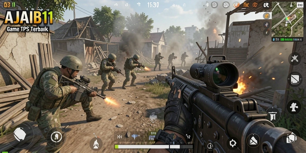 Tampilan luar biasa dari gameplay AJAIB11 yang intens.
