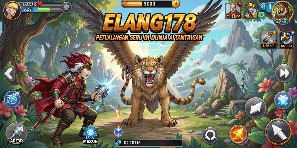 Screenshot ELANG178 menunjukkan aksi petualangan seru dan eksplorasi yang mendebarkan.
