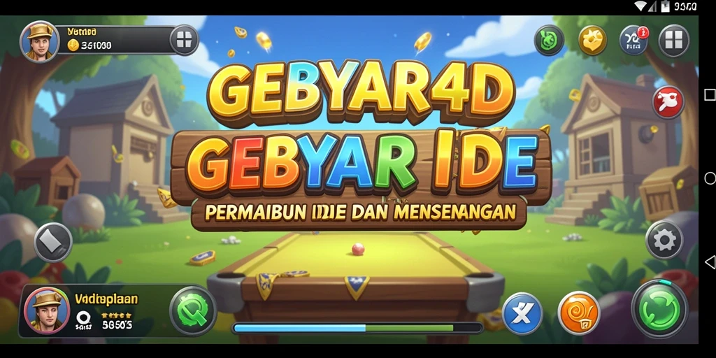 Screenshot gameplay GEBYAR4D dengan tampilan menawan.