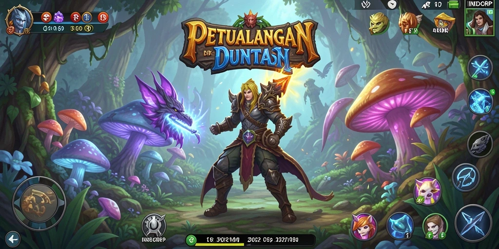Tampilan menarik dari gameplay RPG INDORP yang penuh aksi.