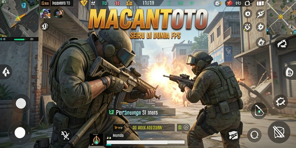 Tampilan seru dari gameplay MACANTOTO saat pertarungan sengit.