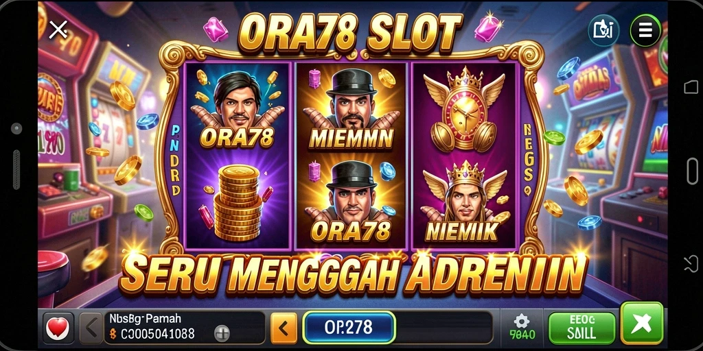 Tampilan gameplay ORA78 yang menegangkan dan penuh warna.