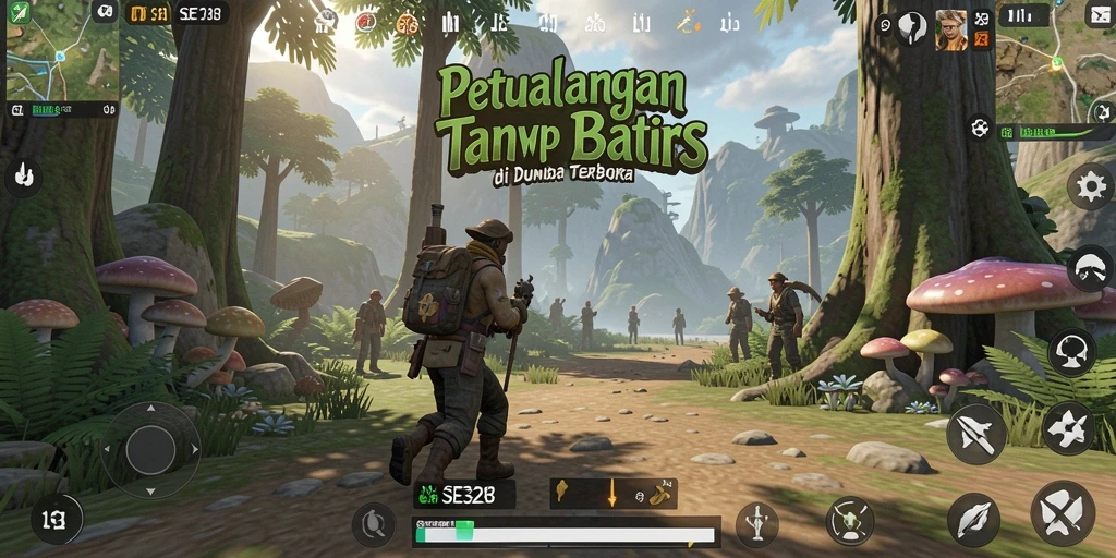Gameplay SE328 menampilkan dunia terbuka yang memukau dan interaktif.