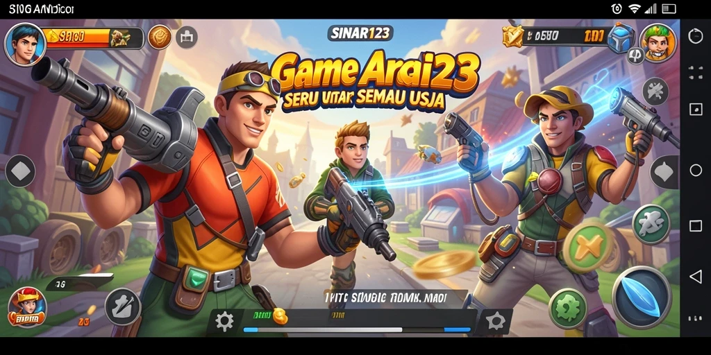 Tangkapan layar utama gameplay <strong>SINAR123</strong> yang penuh aksi dan tantangan Arcade.