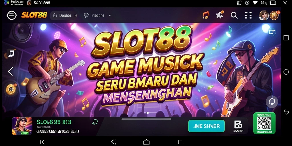Screenshot gameplay SLOT88 menampilkan keseruan bermain musik.
